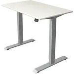 Kompakttisch Move 1 elektr. h&ouml;henverstellbar BxTxH 100x60cm -123cm wei&szlig;/silber