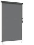 vidaXL Rollo Hellgrau 60 x 250 cm Stoff und Aluminium