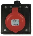 Gifas Electric 301658.E 101978 CEE Anbaudose 16A 5polig 400V 1St.