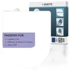 Duroplast WC-Sitz WHITE, D-Form, PRO 2, mit Absenkautomatik und Schnellverschluss