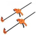VEVOR 2 x Einhandzwinge 609,6mm Backen&ouml;ffnung Schnellspannzwinge 136kg...