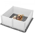 VEVOR Wurfkiste f&uuml;r Hunde, 1520x1520x610 mm, Welpenlaufstall aus...