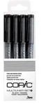 Copic MULTI LINER Set schwarz 4 St&uuml;ck
