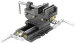 vidaXL Schraubstock Kreuztisch Handbetrieben 70 mm