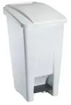 CEP Tret-Abfalleimer, 60 Liter, wei&szlig;