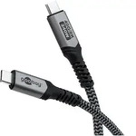 Goobay 74776 USB-CTM-Kabel, USB4TM Version 2.0, 1,5 m, schwarz,silber, 1.5 m,