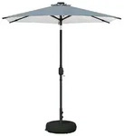 vidaXL Garten Sonnenschirm mit LED-Lichtern 230 x 230 cm Polyester