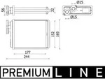 Mahle AH277000P W&auml;rmetauscher, Innenraumheizung
