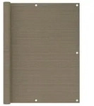 vidaXL Balkon-Sichtschutz Taupe 120x500 cm HDPE