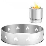 VEVOR Standfu_ f&uuml;r Feuerschale _408x99 mm, Zubeh&ouml;r f&uuml;r Outdoor Feuerstelle,