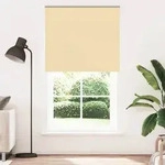 vidaXL Verdunkelungsrollo Beige 135x230 cm Stoffbreite 131,6 cm