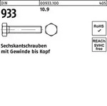 Sechskantschraube DIN 933 VG M16x 160 10.9 25 St&uuml;ck