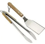 Grillbesteck Duo Spatel:36 cm,Zange:39cm 2-teilig:Spatel u.Zange Farbkarton m.FT