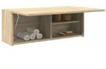 vidaXL Bad-Wandschrank Sonoma-Eiche 80x25x30 cm Holzwerkstoff