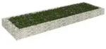 vidaXL Gabionen-Hochbeet Verzinkter Stahl 300x100x20 cm