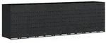 vidaXL Wagenm&uuml;llbeh&auml;lter f&uuml;r 6 Beh&auml;lter Schwarz 408 x 77,5 x 121,5 cm
