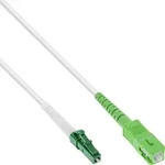 InLine&reg; LWL Simplex Kabel, FTTH, LC/APC 8&deg; zu SC/APC 8&deg;, 9/125&mu;m, OS2, 40m Kabel