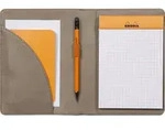 Rhodia Rhodiarama Mappe f&uuml;r Block oder Notizheft A6, N&deg;13 13x17 cm Taupe...