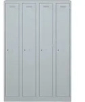 Garderobenschrank Primary Locker BxHXT 1200x1800x500mm lichtgrau