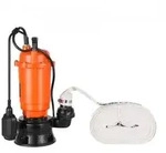 VEVOR 1500W Tauchpumpe, 22800l/h, Gusseisen-Schwutzwasserpumpe mit automatischem