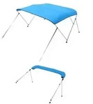 VEVOR Bimini Top Bootsabdeckung Sonnenverdeck (3 B&ouml;gen) aus 600D Polyester mit