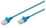 DIGITUS - CAT 6 U-UTP Slim Patchkabel, 3 m, Blau, 10 St&uuml;ck