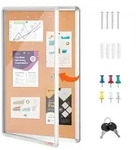 "VEVOR 36"x24" geschlossene Korktafel mit Aluminiumrahmen _ abschlie_bares...