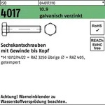 Sechskantschraube ISO 4017 VG M12x 100 10.9 galv.verz. 50 St&uuml;ck