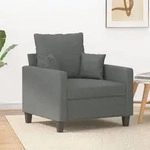 vidaXL Sessel Dunkelgrau 60 cm Stoff