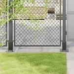 vidaXL Pfostentr&auml;ger Quadrat 4 Stk. 61x61 mm Pulverbeschichteter Stahl