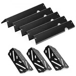 VEVOR 5 Flavorizer Bars (435 mm) + 3 Heizplatten (318 mm), Aromaschienen
