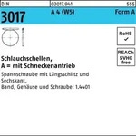 Schlauchschelle DIN 3017 W5 Schneckenantrieb 170-190/12 C7 A 4 1 St&uuml;ck
