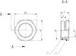 LAPP 52101976 SKINDICHT MR-M 6KT. 50X1,5/40X1,5 Kabelverschraubung Reduzierung...