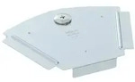 OBO Bettermann Deckel f&uuml;r 45Grad-Bogen RBD 45 100 DD