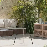 vidaXL Lagerfeuer Kochtripod 150 cm H&ouml;he Stahl