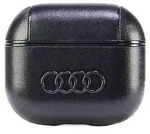 Audi Lederh&uuml;lle gro&szlig;em Logo AirPods 3 &ndash; Schwarz