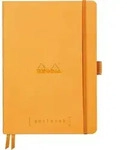 Rhodia Goalbook A5 120 Bl elfenbein 90g, Dot/punktkariert Orange 117755C