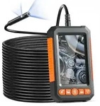 VEVOR Endoskopkamera Inspektionskamera 1080P Rohrkamera 15m Kabel 10,9 cm Display
