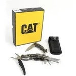 CAT Multitool BOX 2er Set mit 10 in 1 Multitool, G&uuml;rteltasche, Taschenesser mit