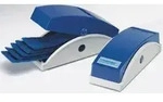 Tafelwischer magnetisch blau/beige mit 5 Ersatzstreifen