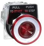 Schneider Electric 9001KR9RH13 Drucktaster &Oslash; 30, Pilzdrucktast. &Oslash; 41mm, rot, 2