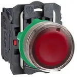 Schneider Electric XB5AW34G5C0 Leuchtdrucktaster, kompl, Kunststoff, tastend, rot,