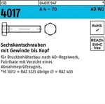 Sechskantschraube ISO 4017 VG M10x 20 A 4 - 70 AD-W2 100 St&uuml;ck