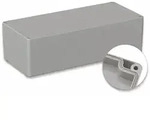 POLLIN, ABS Geh&auml;use, 340 x 150 x 100 mm, IP65, Lichtgrau
