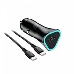 20W Autoladeger&auml;t (PD, QC 3.0, AFC) mit USB C Anschluss und 60W USB C- Kabel
