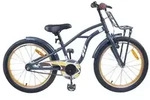 vidaXL Kinderfahrrad 22 Zoll f&uuml;r 7-12 Jahre alt Dunkelgrau