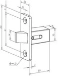 Assa Abloy effeff Einsteck-Fall 802----------00