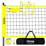 VEVOR Volleyballnetz H&ouml;henverstellbar Volleyballnetz Set, Tragbarer