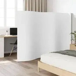 vidaXL Paravent Wei&szlig; 165x600 cm Bambus