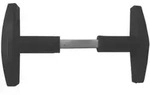 Garagentor-OlivengarniturBever 8407 8 mm schwarz